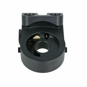 BOOST Products Billet Oil Filter Sandwich Plate Adapter  w/ Thermostat, black anodized