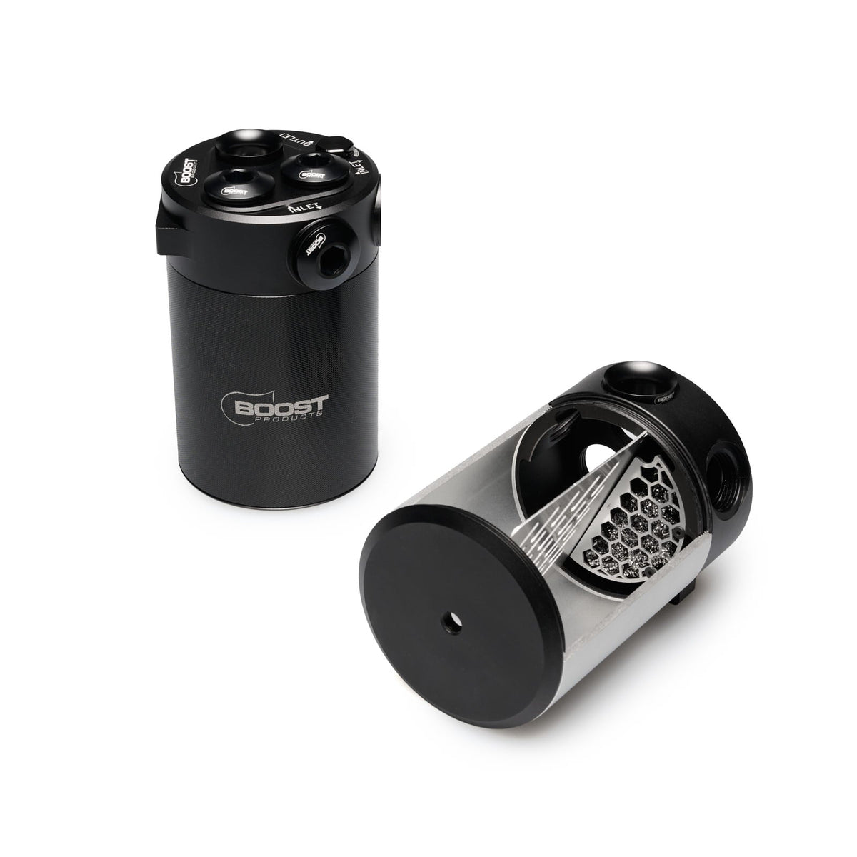 BOOST products High Performance Oil Catch Can DCV800 - 12 AN - Full Kit