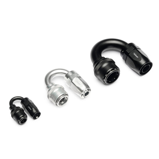 Quick Click Female Hose End -AN - 180°