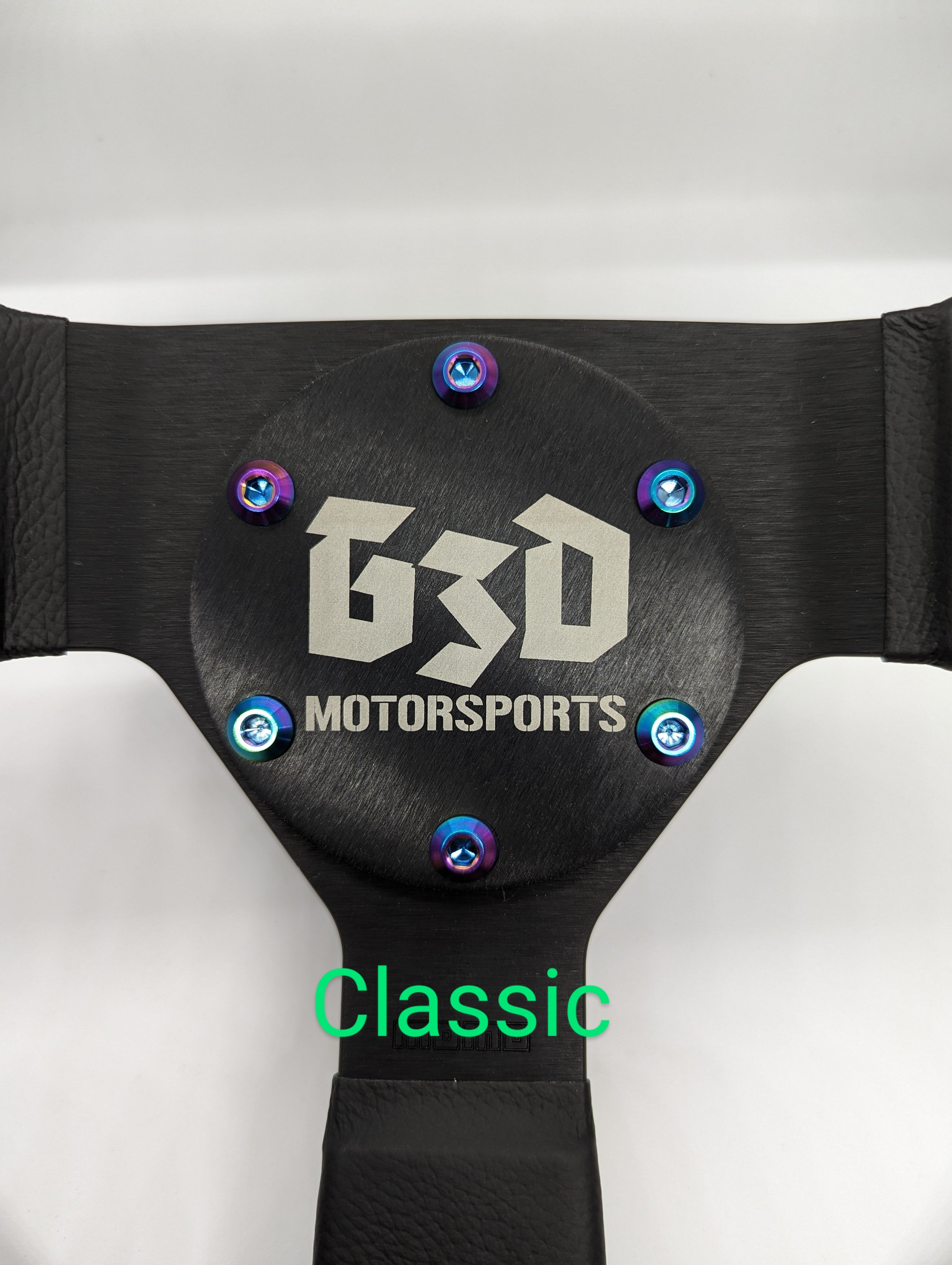 Anodized Aluminum Horn Button Delete Plate for Track Cars & Sim
