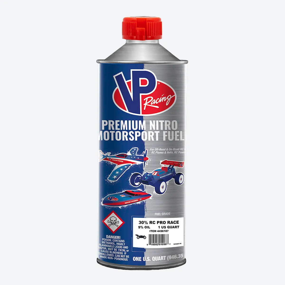 VP Racing 30% Nitro Fuel  RC Pro Race - 9% Oil Hobby Fuel