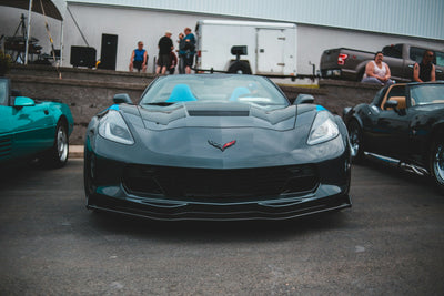 Black Chevrolet Corvette sports car photograph for G3D Motorsports vehicle collection