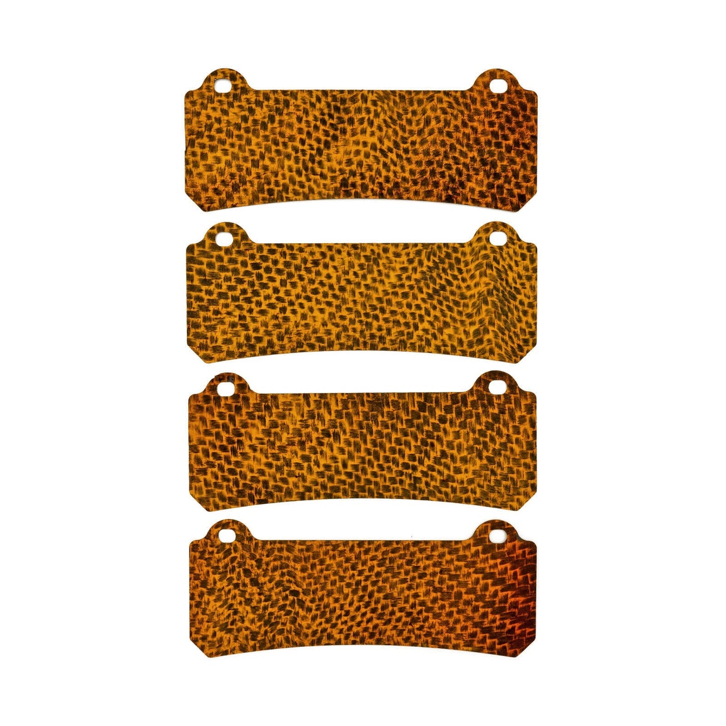 HEL Performance Carbon Fiber Brake Pad Shims for Chevrolet Corvette C7 Z06 excluding carbon-ceramic discs 2015-on