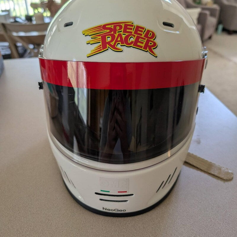 Race Helmet Vinyl Visor Strip Decals - Set of 2