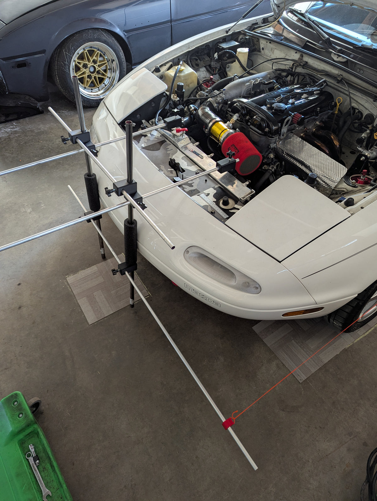 String Wheel Alignment Tool Kit 3d Print .step File