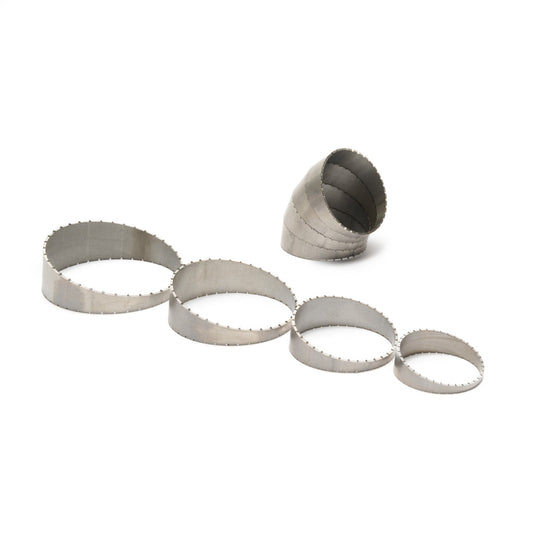 Pie Cut with Spigot super tight Radius - 15° - Stainless Steel
